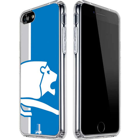 NFL Detroit Lions Retro Logo iPhone SE (2nd & 3rd Gen) Clear Case