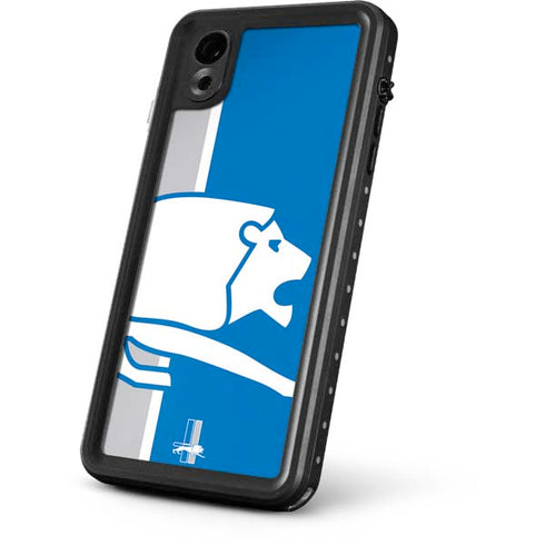 NFL Detroit Lions Retro Logo iPhone XR Waterproof Case
