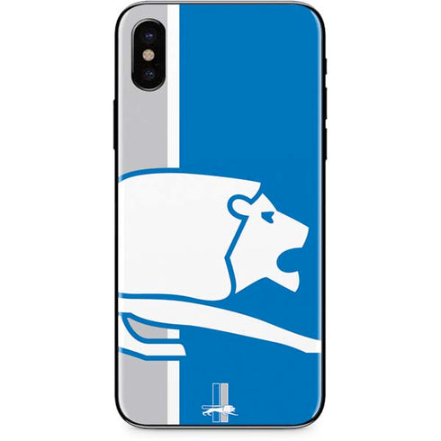 NFL Detroit Lions Retro Logo iPhone XS Skin