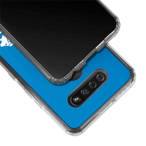 NFL Detroit Lions Retro Logo LG K51/Q51 Clear Case