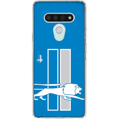 NFL Detroit Lions Retro Logo LG Stylo 6 Clear Case