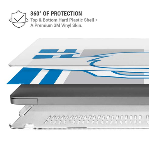 NFL Detroit Lions Retro Logo MacBook Pro 16in (2021-25) Case plus Skin