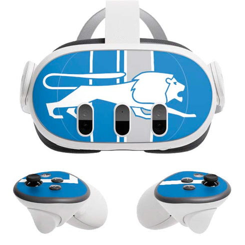 NFL Detroit Lions Retro Logo Meta Quest 3 Skin