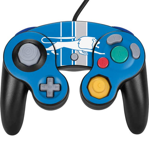 NFL Detroit Lions Retro Logo Nintendo GameCube Controller Skin