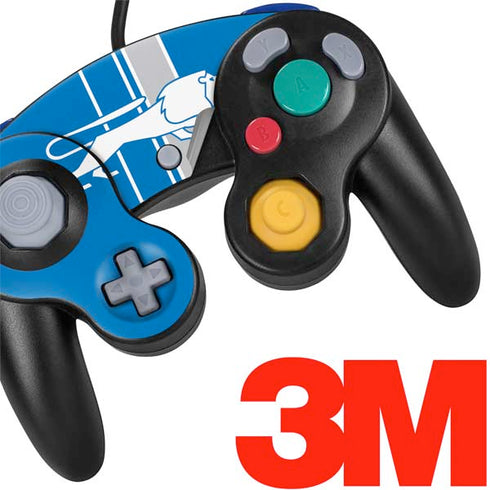 NFL Detroit Lions Retro Logo Nintendo GameCube Controller Skin