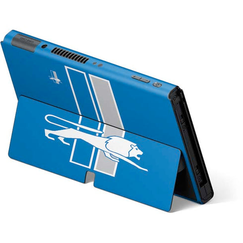 NFL Detroit Lions Retro Logo Nintendo Switch OLED (2021) Skin