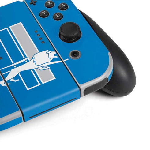 NFL Detroit Lions Retro Logo Nintendo Switch OLED (2021) Skin