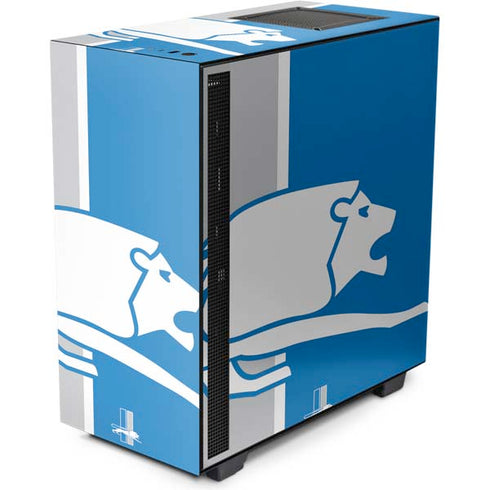 NFL Detroit Lions Retro Logo NZXT H510 Compact ATX Mid-Tower Case Skin
