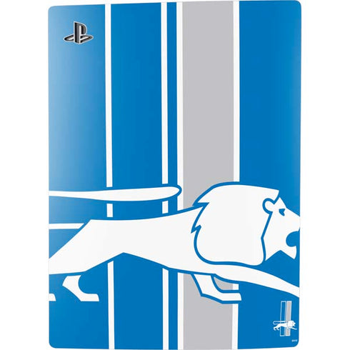 NFL Detroit Lions Retro Logo PS5 Digital Edition Console Skin