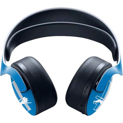 NFL Detroit Lions Retro Logo PULSE 3D Wireless Headset for PS5 Skin