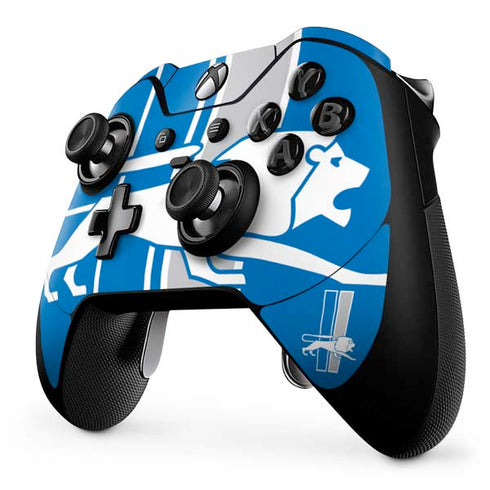 NFL Detroit Lions Retro Logo Xbox One Elite Controller Skin