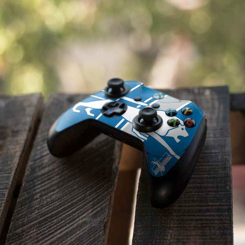 NFL Detroit Lions Retro Logo Xbox One Elite Controller Skin