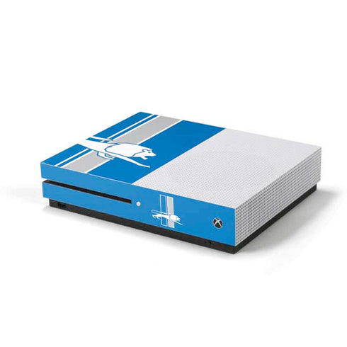 NFL Detroit Lions Retro Logo Xbox One S Console Skin