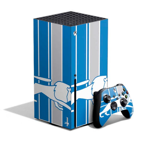 NFL Detroit Lions Retro Logo Xbox Series X Bundle Skin