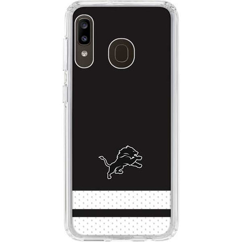 NFL Detroit Lions Shutout Galaxy A20 Clear Case