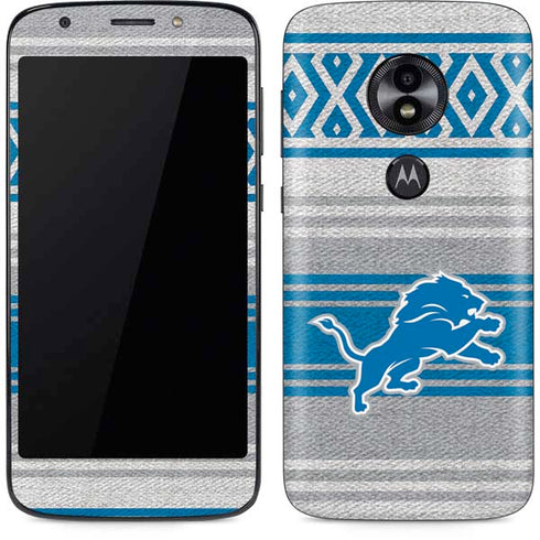 NFL Detroit Lions Trailblazer Moto E5 Play Skin
