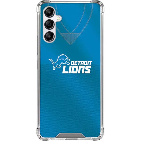NFL Detroit Lions Team Jersey Galaxy A14 5G Clear Case