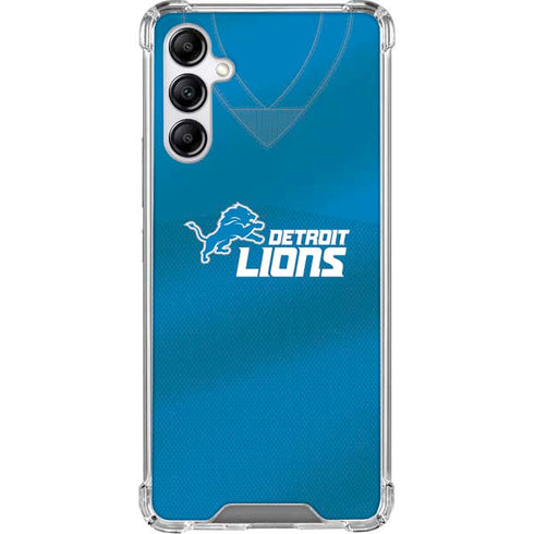 NFL Detroit Lions Team Jersey Galaxy A15 5G Clear Case