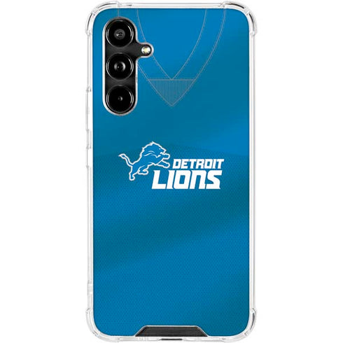 NFL Detroit Lions Team Jersey Galaxy A54 5G Clear Case
