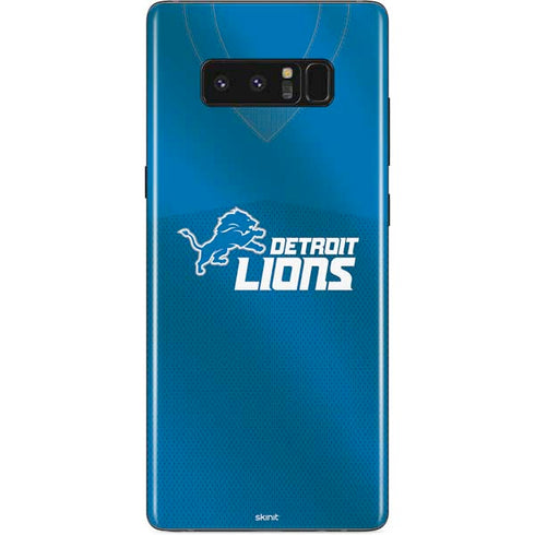 NFL Detroit Lions Team Jersey Galaxy Note 8 Skin