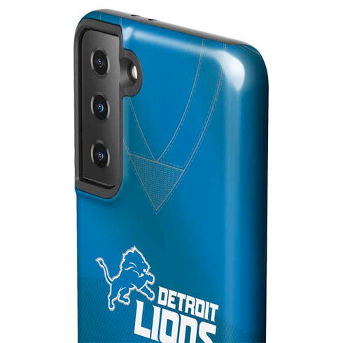 NFL Detroit Lions Team Jersey Galaxy S21 FE Pro Case