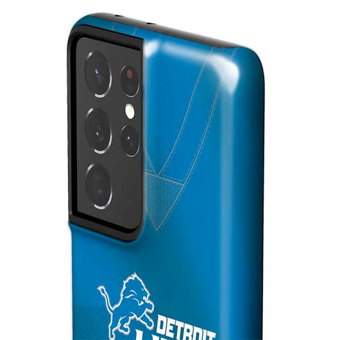 NFL Detroit Lions Team Jersey Galaxy S21 Ultra 5G Pro Case