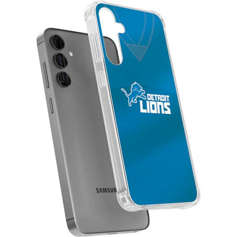 NFL Detroit Lions Team Jersey Galaxy S24 Plus Clear Case