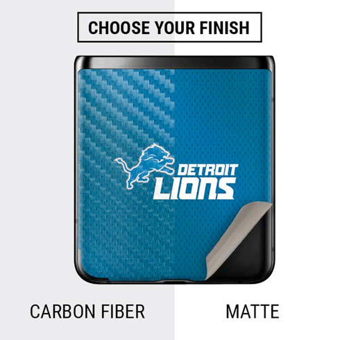 NFL Detroit Lions Team Jersey Galaxy Z Flip Skin