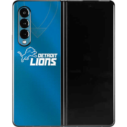 NFL Detroit Lions Team Jersey Galaxy Z Fold3 5G Skin