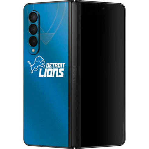 NFL Detroit Lions Team Jersey Galaxy Z Fold3 5G Skin