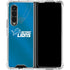 NFL Detroit Lions Team Jersey Galaxy Z Fold4 5G Clear Case