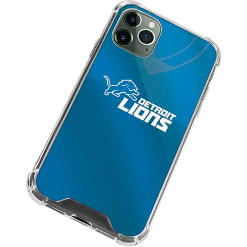 NFL Detroit Lions Team Jersey iPhone 11 Pro Max Clear Case