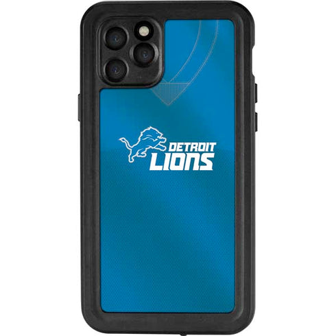 NFL Detroit Lions Team Jersey iPhone 11 Pro Waterproof Case