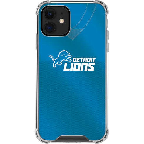 NFL Detroit Lions Team Jersey iPhone 12 Mini Clear Case