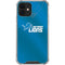 NFL Detroit Lions Team Jersey iPhone 12 Mini Clear Case