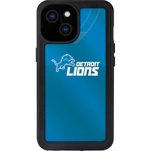 NFL Detroit Lions Team Jersey iPhone 13 Mini Waterproof Case