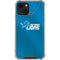 NFL Detroit Lions Team Jersey iPhone 14 Plus Clear Case