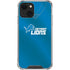 NFL Detroit Lions Team Jersey iPhone 14 Plus Clear Case