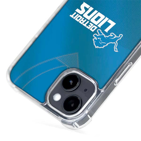 NFL Detroit Lions Team Jersey iPhone 15 Plus MagSafe Case