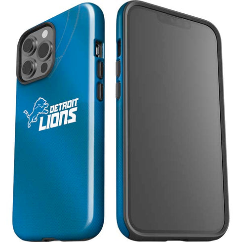 NFL Detroit Lions Team Jersey iPhone 15 Pro Max Impact Case