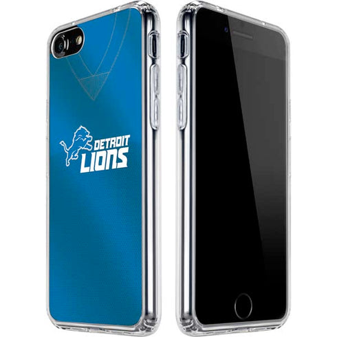 NFL Detroit Lions Team Jersey iPhone SE (2nd & 3rd Gen) Clear Case