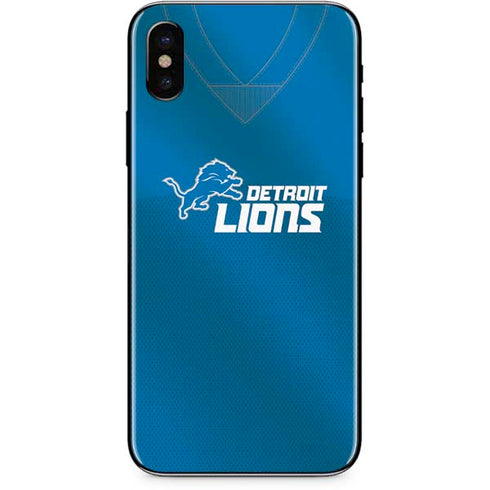NFL Detroit Lions Team Jersey iPhone X Skin