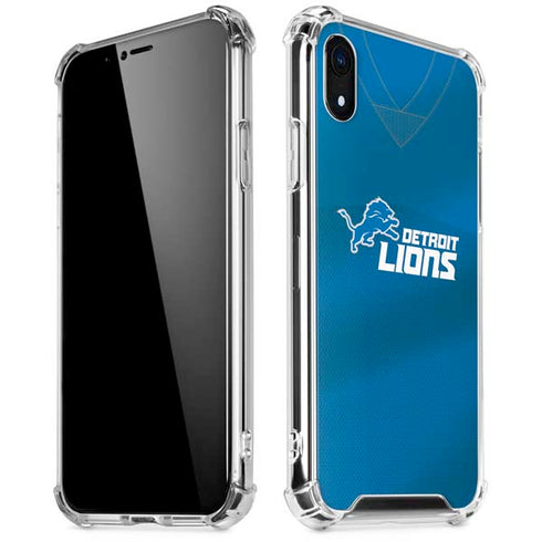 NFL Detroit Lions Team Jersey iPhone XR Clear Case