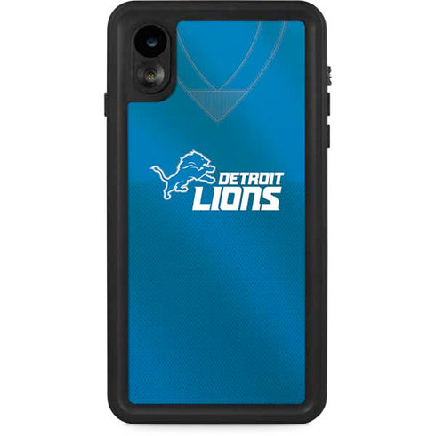 NFL Detroit Lions Team Jersey iPhone XR Waterproof Case