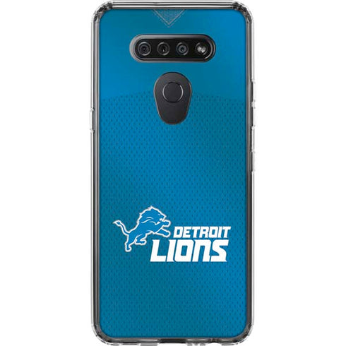 NFL Detroit Lions Team Jersey LG K51/Q51 Clear Case