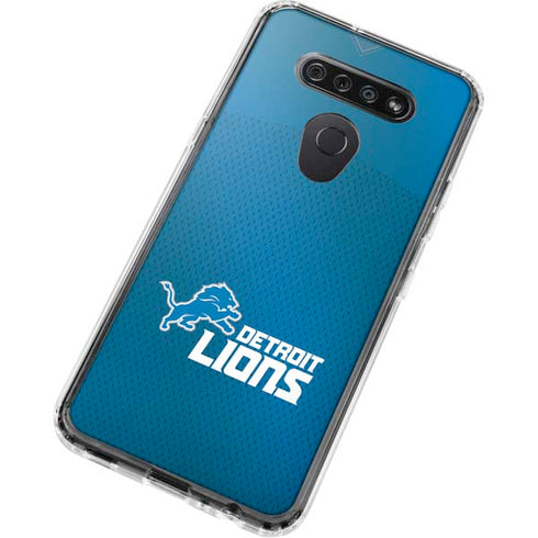 NFL Detroit Lions Team Jersey LG K51/Q51 Clear Case