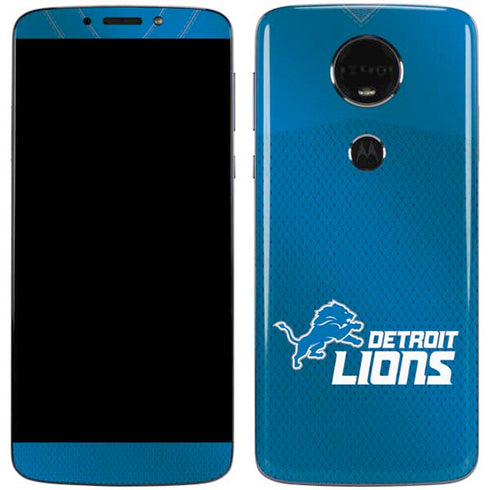 NFL Detroit Lions Team Jersey Moto E5 Plus Skin
