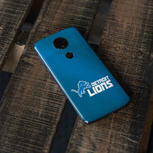 NFL Detroit Lions Team Jersey Moto E5 Plus Skin