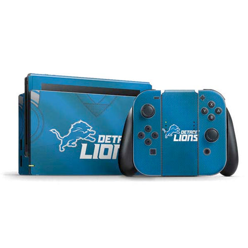 NFL Detroit Lions Team Jersey Nintendo Switch Bundle Skin