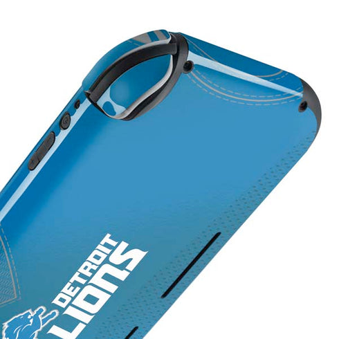 NFL Detroit Lions Team Jersey Nintendo Switch Lite Skin